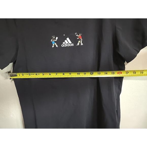 adidas Cartoon Character Logo Print Roun Neck Short Sleeve T-Shirt Asia M USA XS - Picture 7 of 9